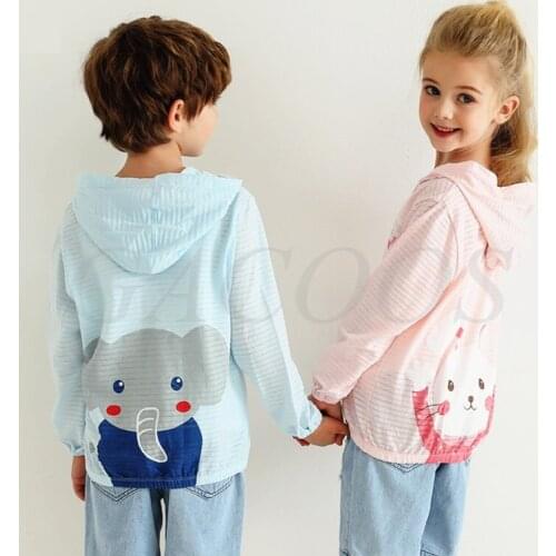 Girls Boy Kids Summer Cute Top Coat Baby Boy Summer Clothes Children Sun Protection Clothes Kids Beach Long Sleeve Top Jackets