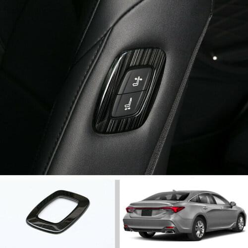 For Toyota Avalon 2019-2021 stainless steel car inside seat adjust panel frame trim Car Accessories