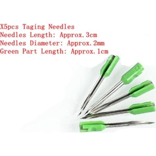 [ Fly Eagle ] Pack of 5 Standard Tagger Gun Spare METAL needles Type 202 Green