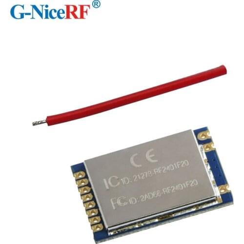 G-NiceRF 500PCS 100mW 2.4GHz Wireless RF Transceiver Module RF2401F20 with nRF24L01 Chip with FCC certification