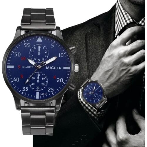 LVPAI Mens Silver Watch