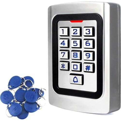 Gate opener door lock Outdoor Access Control Keypad EM reader PIN Code RFID IP68 Waterproof Wiegand 26