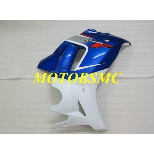 Right Side Fairing part for Kantana GSXF650 GSX650F 08 09 10 11 12 GSX 650F 2008 2012 ABS White blue Fairings set SU03