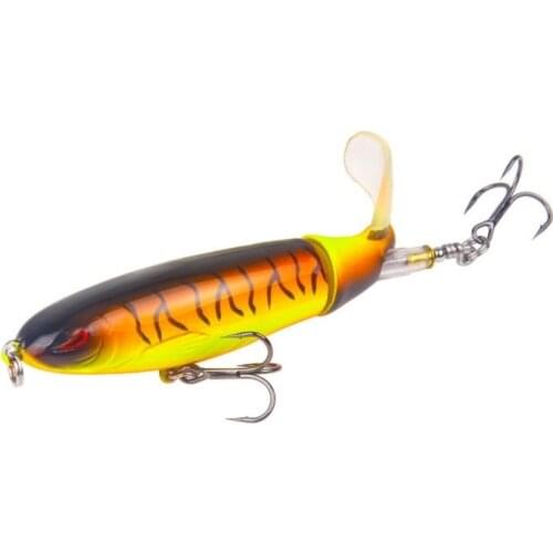 Lure tractor with propeller for lure fishing water surface big ferocious fish