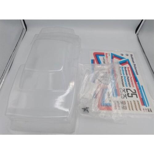 Rc Car Shell BMW 320i Clear Body + Body Stickers Decals + Tail Wing For 1/10 Remote Control Cars On Road Electric Toys Rc Truck