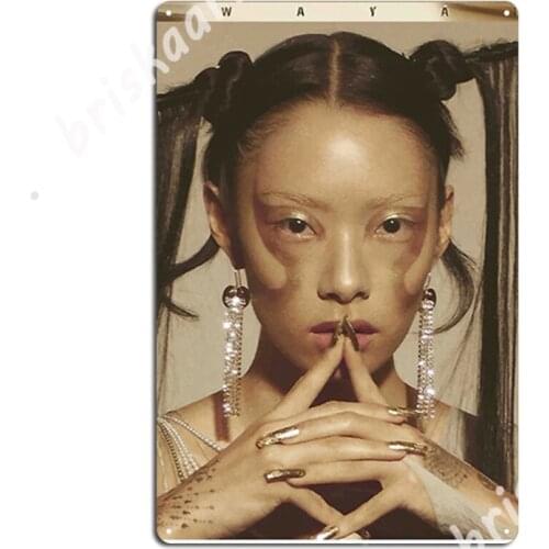 Rina Sawayama Album Cover Metal Signs Retro pub Garage Cinema Living Room Wall Decor Tin sign Posters