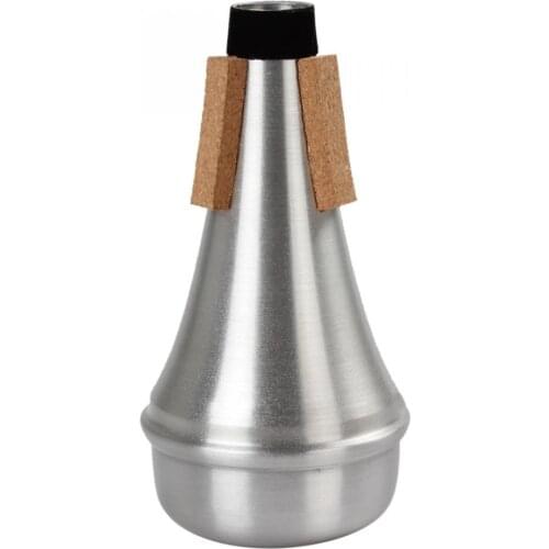 Silver Aluminum Alloy Trumpet Sound Mute Woodwind Instruments Trumpet Accessories