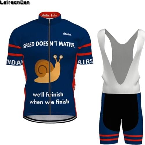 SPTGRVO Ciclismo Verano Hombre 2020 Funny Cycling Jersey Set Men Bicycle Wear Snails Short Sleeve Shirt Suit MTB Bike Clothing