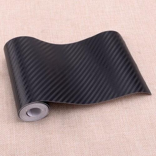 CITALL 3M Carbon Fiber Style Sticker Car Body Door Sill Scuff Cover Anti Scratch Strip Universal