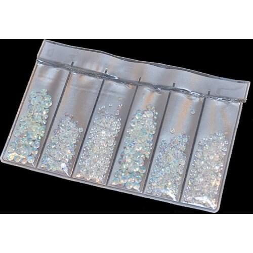 3Sizes Micro Diamond DIY Nails Rhinestones Crystal Flat Back Rhinestones Need Glue Nail Art Decoration 3D Nail Tiny Rhinestones