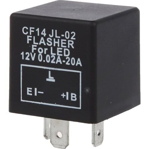 LED INDICATOR FLASHER RELAY REPEATER E.L.B 3PIN CAR MOTORCYCLE