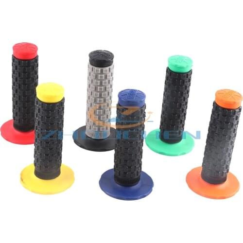 Off-road motorcycle modified two-color PRO soft handle rubber handle rubber cover turn cover slip throttle cover grip cover