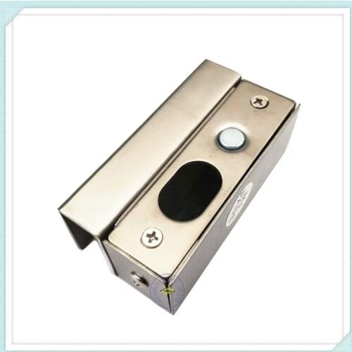 Stainless Steel Bracket Clamp for Fully Frameless Glass Door Electric Bolt Lock