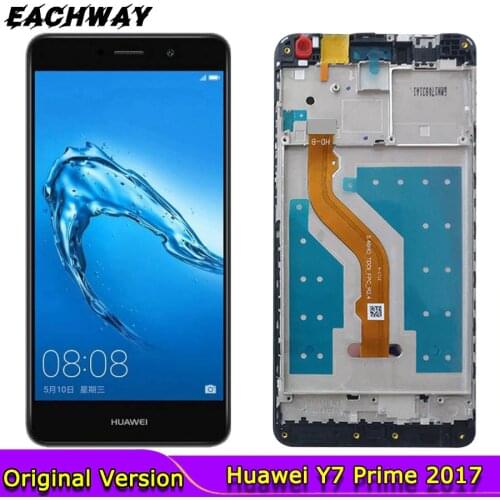 5.5''For Huawei Y7 Prime 2017 LCD Display Touch Screen Digitizer Assembly With Frame For Huawei Nova Lite+ TRT-LX1 LCD Display