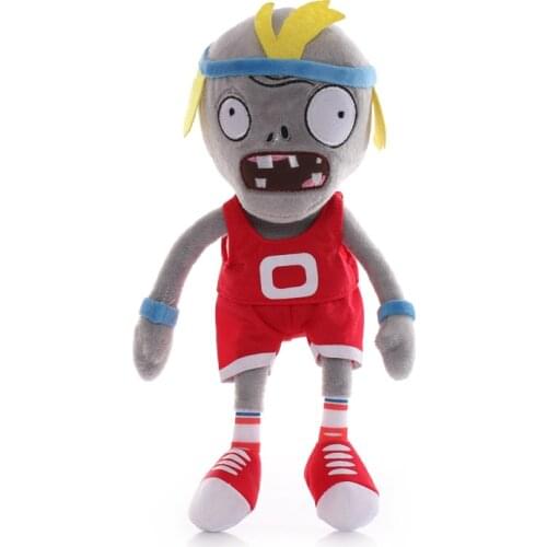 1pcs 30cm PVZ Plants vs Zombies 2 Bassist Zombie Plush Stuffed Toys Doll Soft Toy Gifts for Children Kids