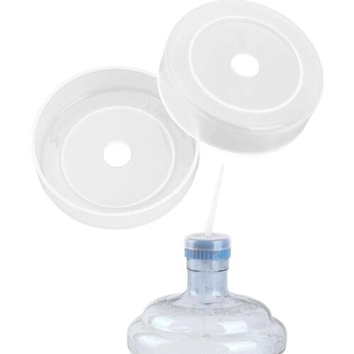 10 Water Jug Caps with Filters Set Dust Proof Plastic Water Bottle Snap On Lids Home Office Barreled Gallon Water Pitcher Covers