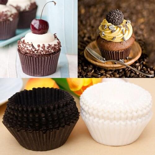 100 Pcs/Set Small Muffin Cupcake Paper Cups DIY Cake Forms Cupcake Liner Baking Muffin Cases Cup Pastry Tray Cake Mold