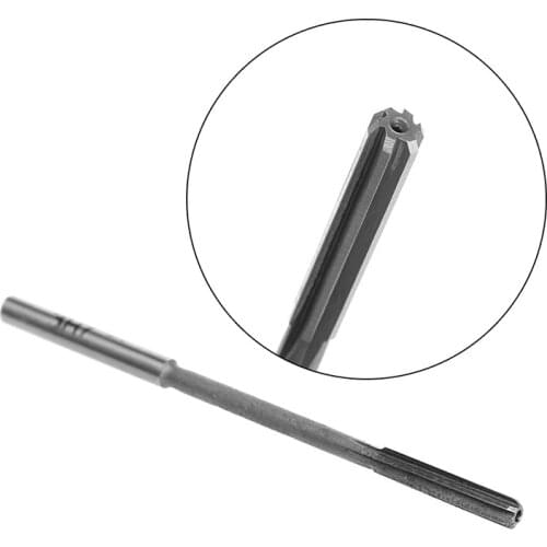 3mm HSS Straight Shank Chucking Reamer Machine Reamer Milling Cutter Tool