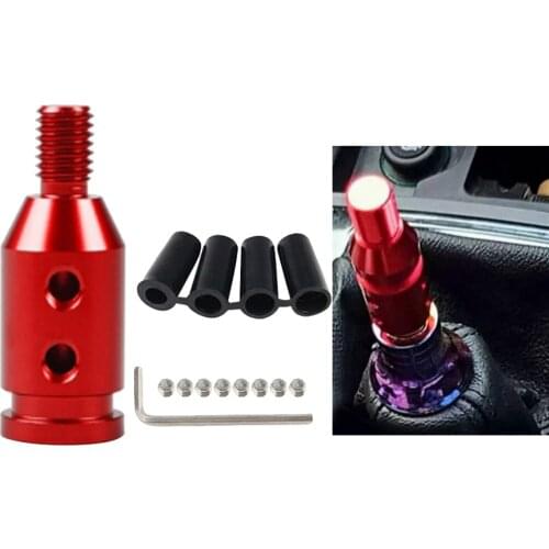 For BMW Non Threaded Shifters Aluminum Shift Knob Adapter with Install Accessories M10x1.5 for Kei Projuct branded shift knob