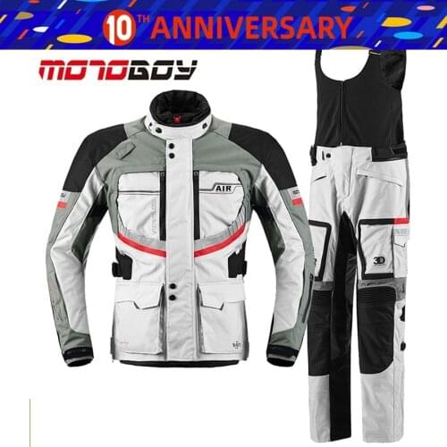 Free shipping 1set Motorbike Off-road Textile Cordura CE approved Armour Waterproof Windproof Warm Motorcycle Jacket and Pants