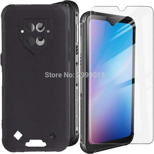 For Blackview BV9800 Pro Case Blackview BV9800 Pro Cover + Screen Protector Tempered Glass Protective Film for Blackview BV9800
