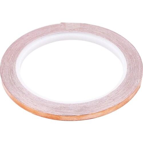 Ellenmar Double Conductor Copper Foil Tape Double-sided Conductive Adhesive for EMI Screen, Stained Glass, Electrical Repair