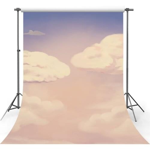 Dream Cloud Backdrops Newborn Baby Shower Princess Birthday Decor Sunset Glow Subject Photography Background Photo Studio Props