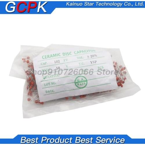 1000pcs Ceramic capacitor 50V 1pF ~ 100nF 0.1uF 104 4.7PF 10PF 22PF 33PF 47PF 100PF 101 220PF 10NF 330PF 470PF 1NF 103 47NF 473