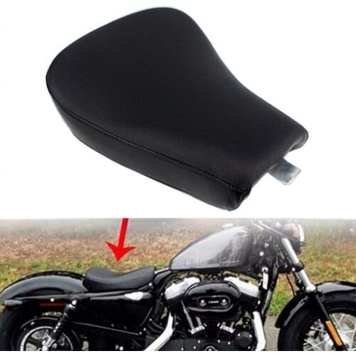 Motorcycle Driver Solo Seat Front Leather Pillow Cushion For Harley Sportster 48 XL 1200X 2010-2015 for 72 XL1200V 2012-2015