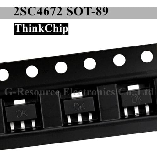 100pcs) 2SC4672 SOT-89 SMD Crystal triode C4672 (Marking DK )