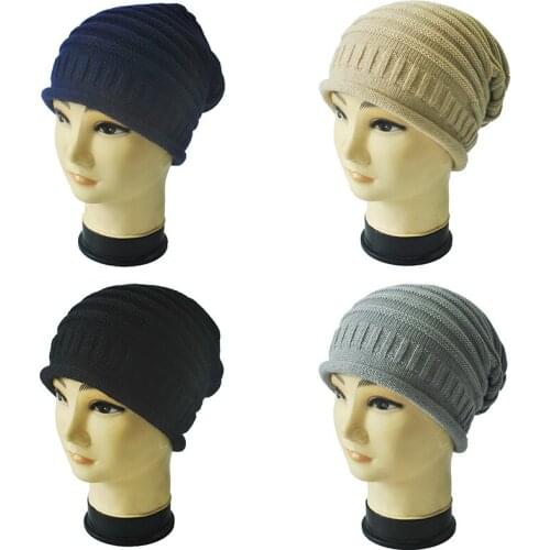 Korean-style Mens WOMENS Stylish Hat zhe zhou mao Hip Hop Hip-hop Set of Head Cap Knitted Wool Hat Autumn And Winter