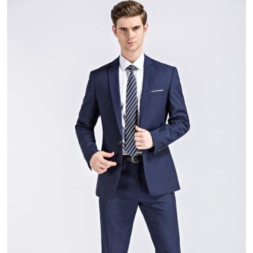 Men Suits 2020 Latest Coat Pant Designs Wedding Suits For Men Brand Clothing Slim Fit Mens Formal Suit Jacket+Pants Two Piece