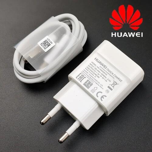 Original Huawei P20 Lite Charger Fast Charge 9V/2A EU power adapter usb type c cable for p20 lite y9 prime 2019 Nova 3 3i 4