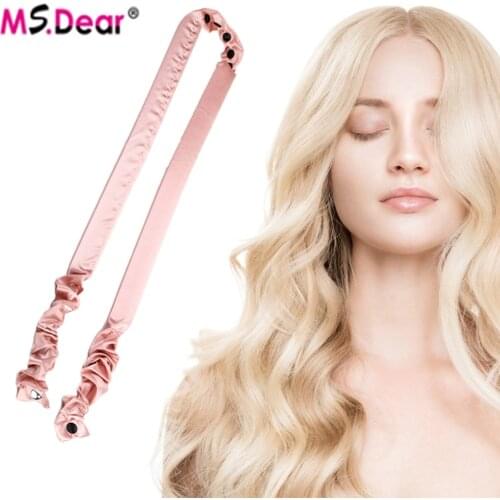Heatless Curling Rod Headband No Heat Curls Ribbon Hair Rollers Sleeping Soft Headband Hair Curlers DIY hair rollers