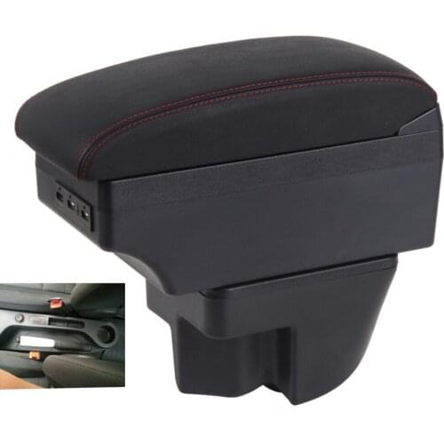 For MG mg3 armrest box central Store content box car-styling decoration accessory with cup holder USB