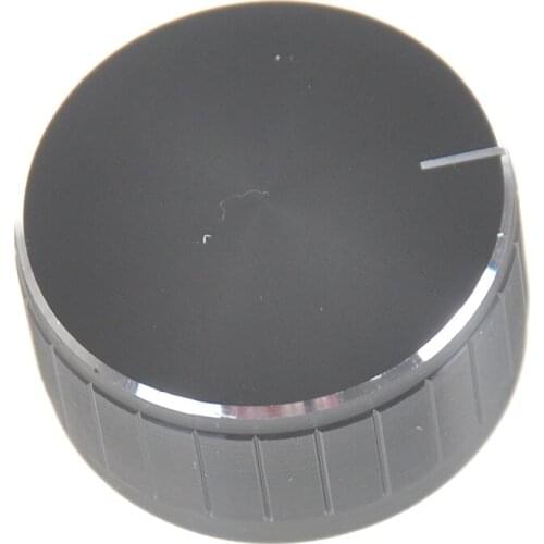 1Pcs 34*17mm Volume Control Rotary Knobs Black Knurled Shaft Potentiometer