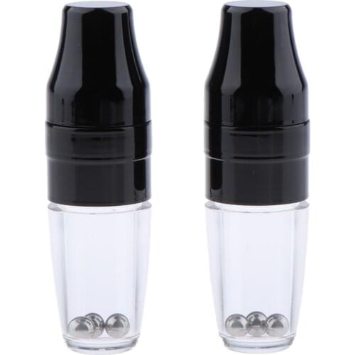 2pcs Refillable Travel Empty Lip Gloss Tubes for DIY Lipstick Samples