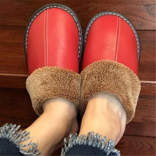 New Winter Fashion Cotton Slippers Womens Home Non Slip Warm Indoor Wood Floor Flat Bottom Fashion Breathable Women Slippers