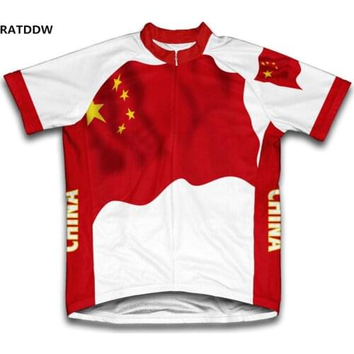 China Flag Bicycle Wear Mountain Bike Cycling Jersey For MenBicicleta Sports Clothing Ropa Ciclismo Maillot Pro Bike T-Shirt