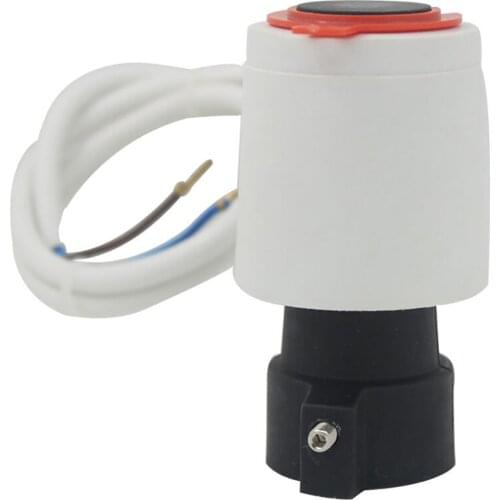 230v Normally closed thermal actuator electric thermoelectric drive motor head for underfloor heating manifold radiator