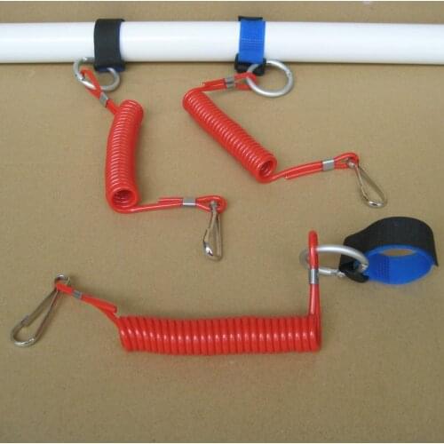 3pcs Kayak Canoe Boat Fishing Rod/Paddle Leash /Fishing Rod Leashes