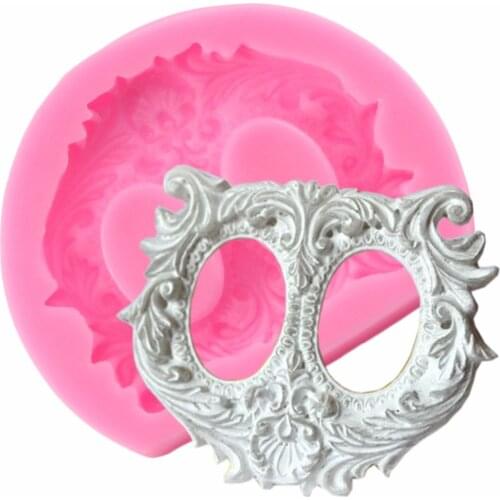 3D Frame Fondant Mold Soap Silicone Molds Cake Decorating Tools Cupcake Candy Chocolate Gumpase Mould Resin Clay Jewelry Moulds