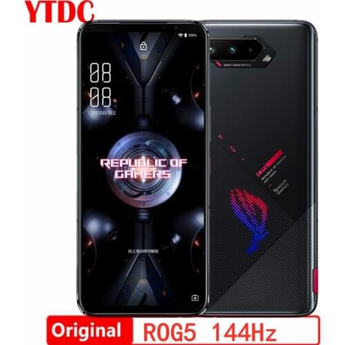 Original New Asus ROG 5 5G Gaming Phone 6.78" 16RAM 144Hz Display Snapdragon 888 Fast charging 65W 6000mAh ROG5 Mobile Phone