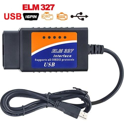 NEW OBD2 ELM-327 Interface USB OBD2 Auto Scanner V2.1 OBDII OBD Super Anto scanner code reader Diagnostic Tools