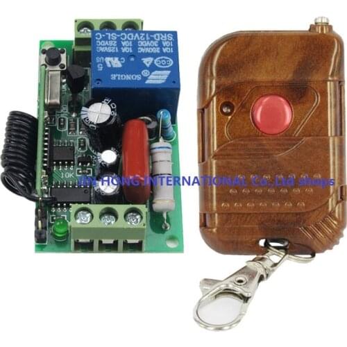 Free Shipping RF Wireless Remote Switch System Light Lamp LED SMD ON OFF 220V 1CH for By economical gently 1*Transmitter