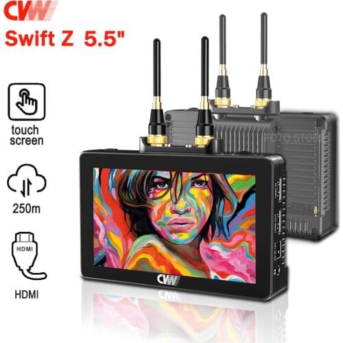 CVW Swift Z 800ft Wireless Monitor Transmission Kit 5.5″ Touch Screen Monitor Transmitter Receiver HDMI filed monitor