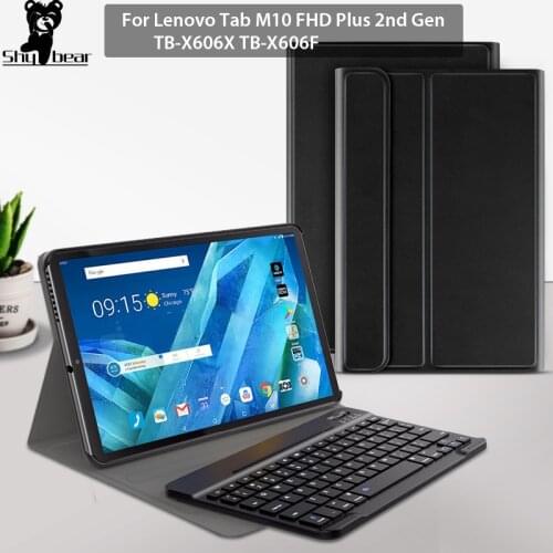 Keyboard Case for Lenovo Tab M10 FHD Plus 10.3 TB-X606F TB-X606X 10.3" Tablet Cover Case Magnetic funda capa Stand Shell Skin