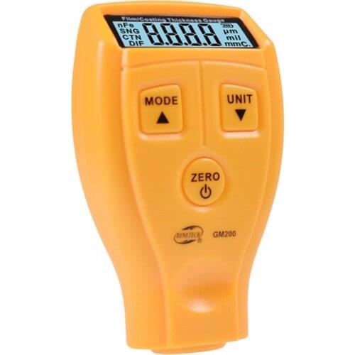 GM200 Digital 0-1.8mm/0.01mm LCD Coating Thickness Gauge Car Painting Thickness Tester Paint Thickness Meter