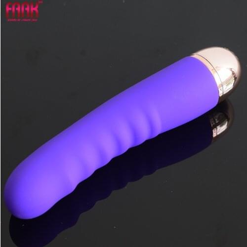 FAAK silicone Dildo Vibrator G Spot Pussy Vagina Stimulate Clitoris Sex Toys for Women Thread Massage Adult Toys rib Waterproof