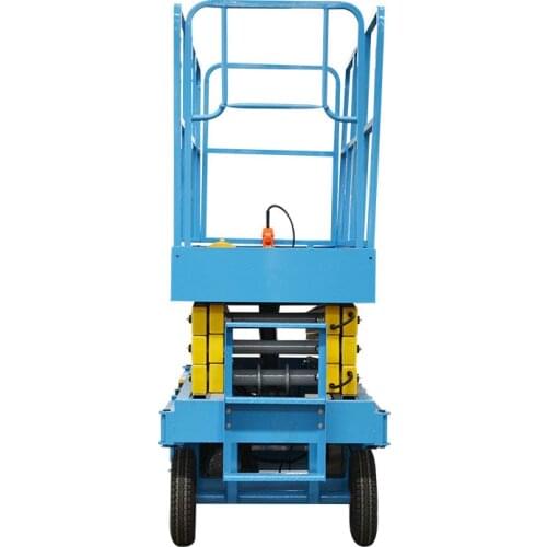 Qiyun CE&ISO Approved 7m Load Capacity 500kg Hydraulic Portable Mobile Scissor Lift for Factory and Warehouse and Workshop